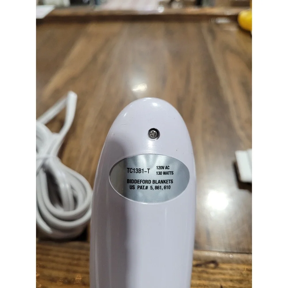 Biddeford Electric Blanket Heat Controller TC13B1-T White Heat Control 4 Prong